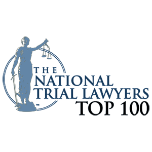 badge for The National Trial Lawyers Top 100